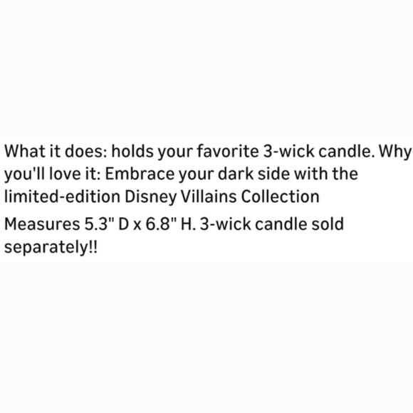 🛍BOGO 50% OFF🍎🕯NWT‼️BBW Evil Queen Poisonous Apple 3-wick Candle Holder - Picture 3 of 11
